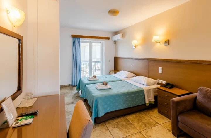 Double or twin room with partial view